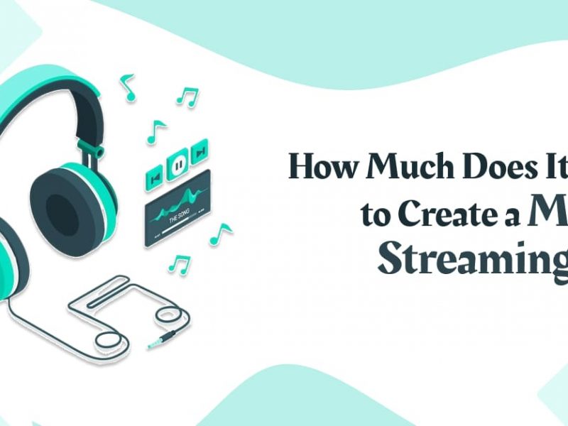 music streaming app development cost