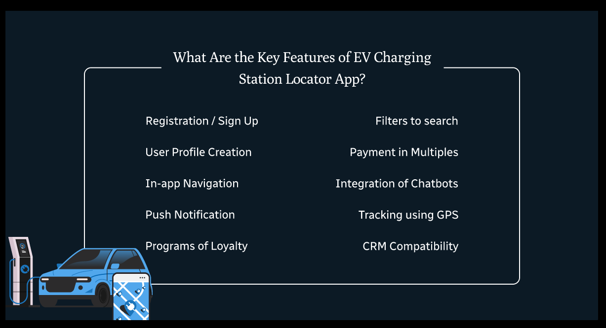 What Are the Key Features of EV Charging Station Locator App?