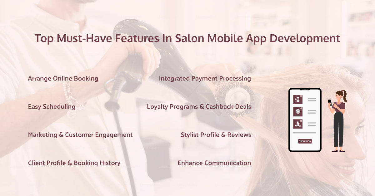 Top Must-Have Features in Salon Mobile App Development