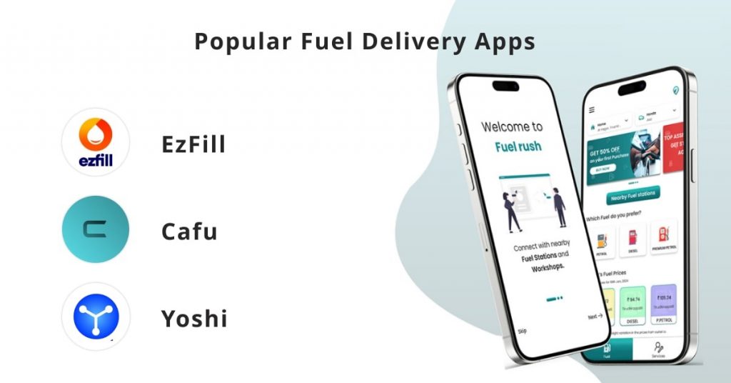 Few Popular Fuel Delivery Apps