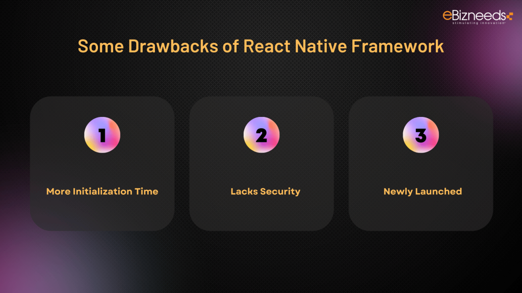 Some Drawbacks of React Native Framework