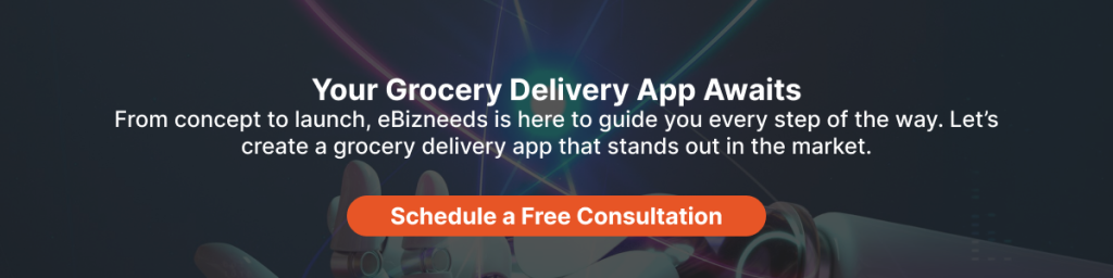 develop a grocery delivery app