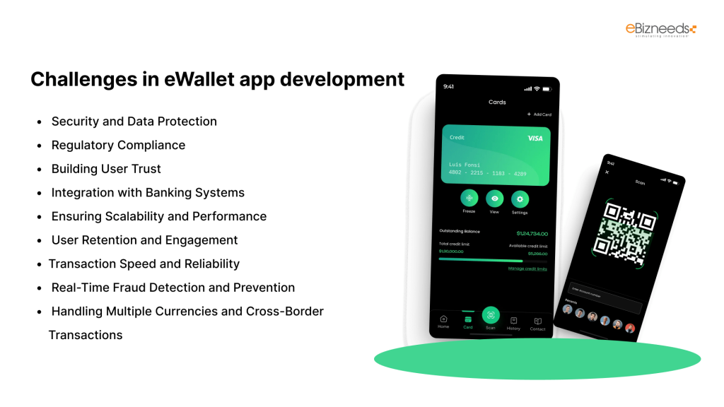 Challenges in eWallet app development