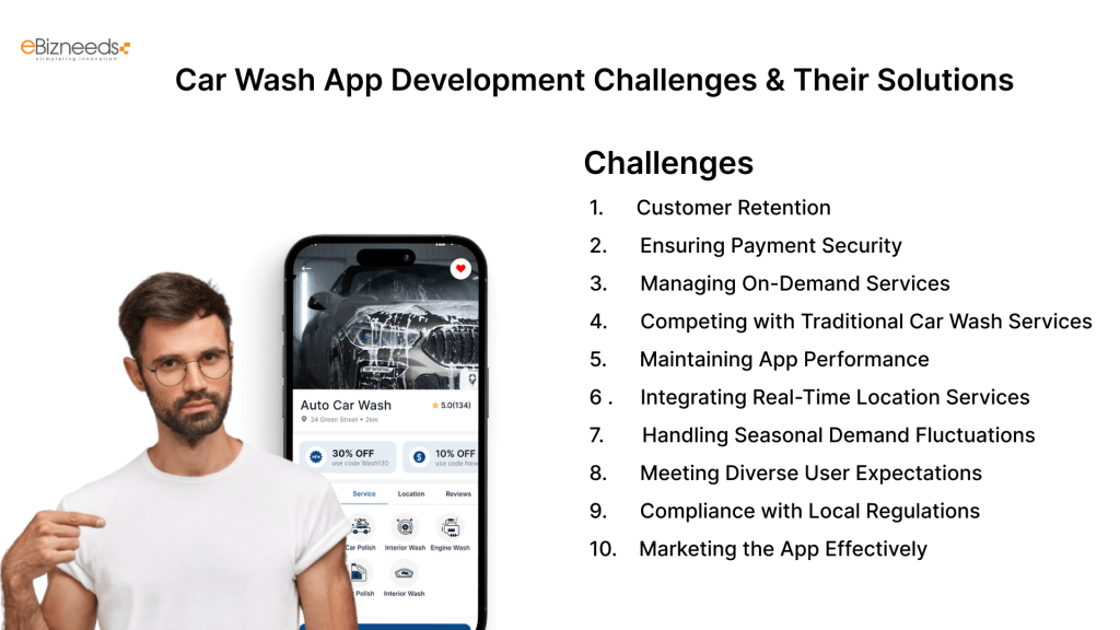 Car Wash App Development Challenges & Their Solutions