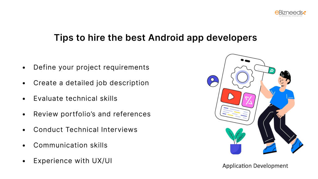 Tips to hire the best Android app developers