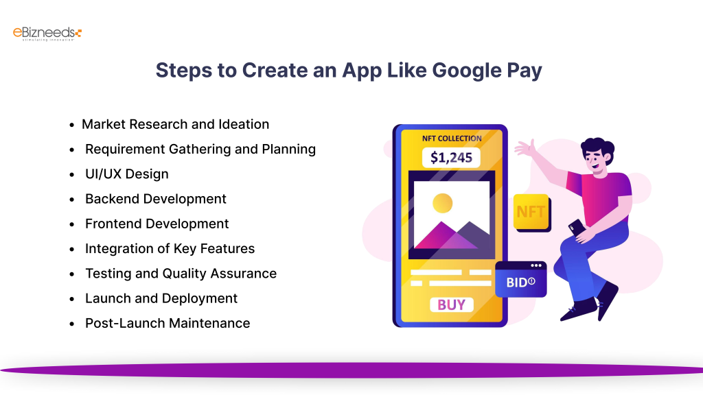 Steps to Create an App Like Google Pay