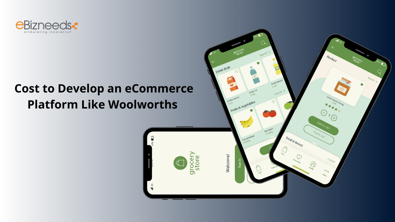 Cost to Develop an eCommerce Platform Like Woolworths