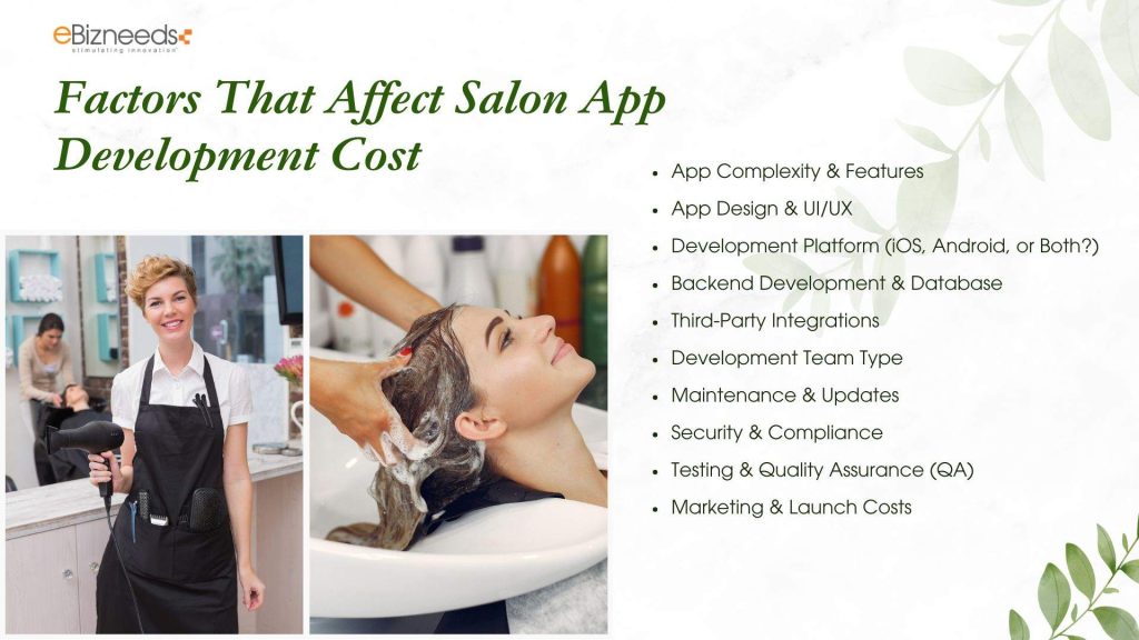 Factors That Affect Salon App Development Cost