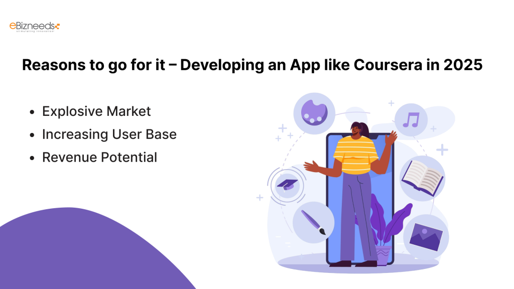 Reasons to go for it – Developing an App like Coursera in 2025