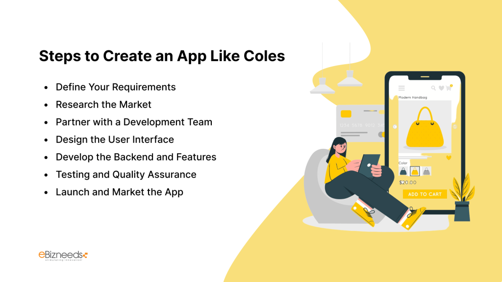 Steps to Create an App Like Coles