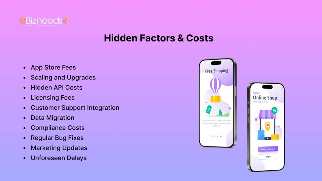 Hidden Factors & Costs