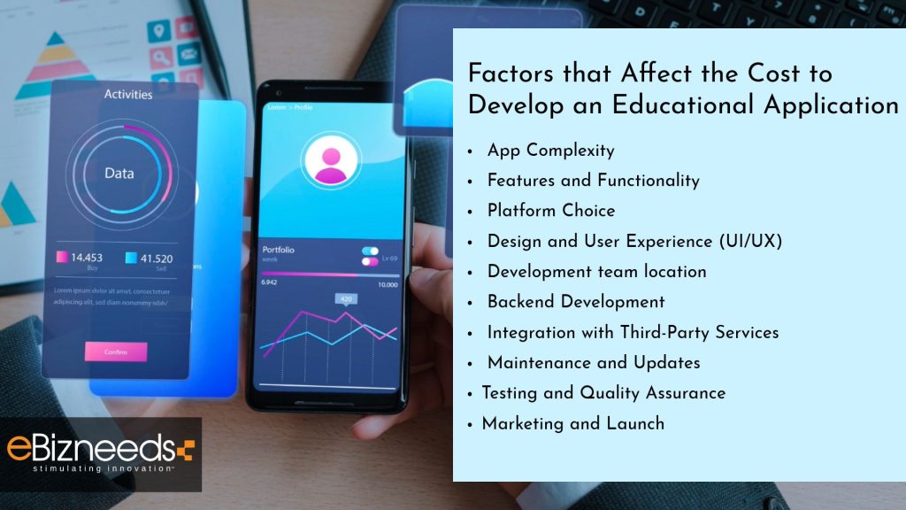 Factors that Affect the Cost to Develop an Educational Application