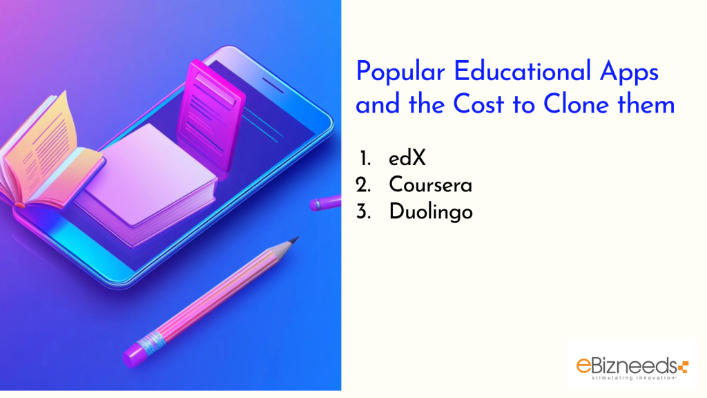 Popular Educational Apps and the Cost to Clone them