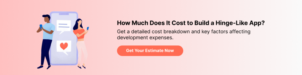 cost to develop an app like Hinge