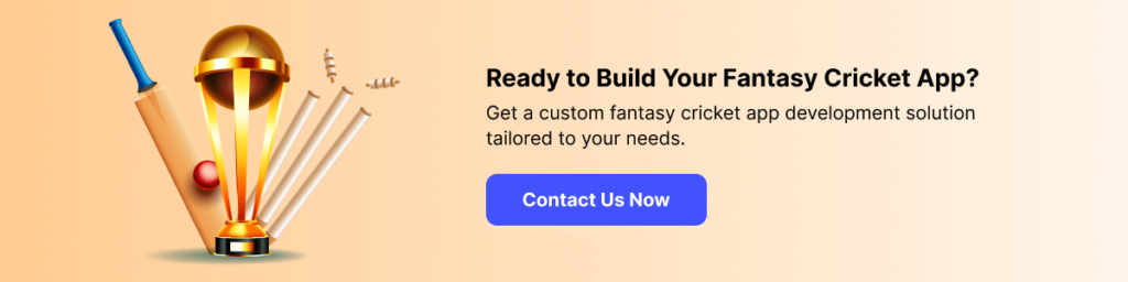 Build Fantasy Cricket App