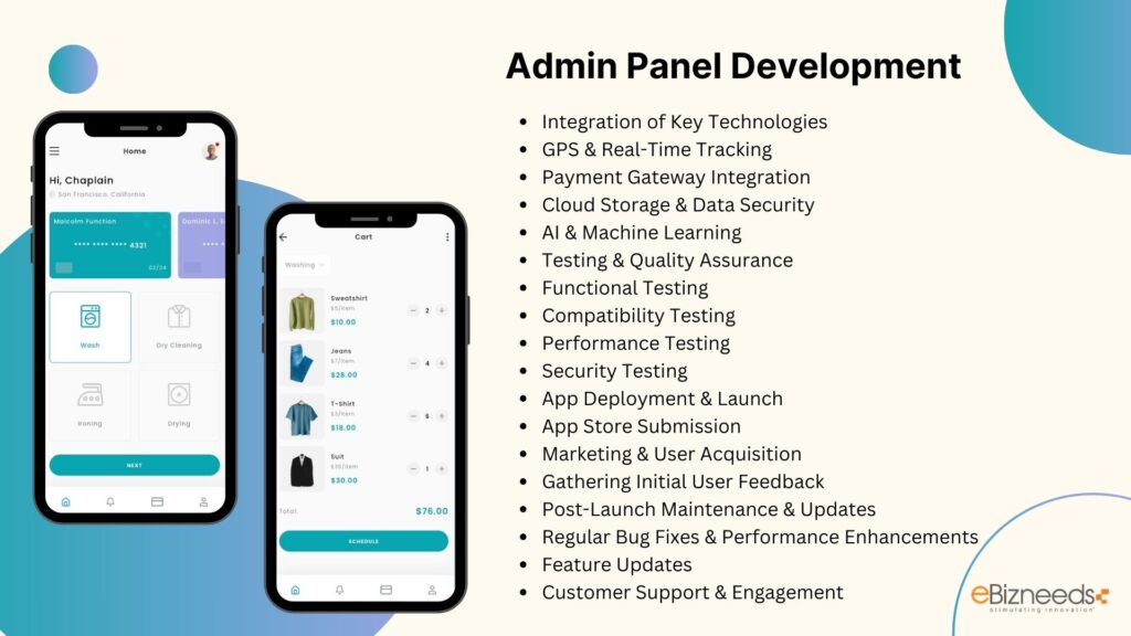 Admin Panel Development