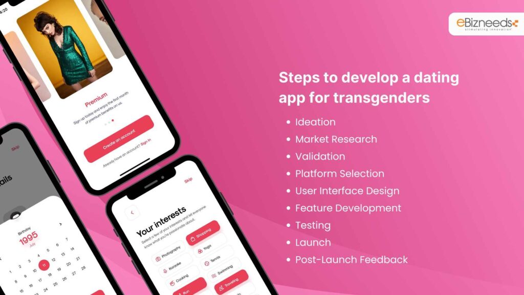 Steps to Develop a Dating App for Transgenders