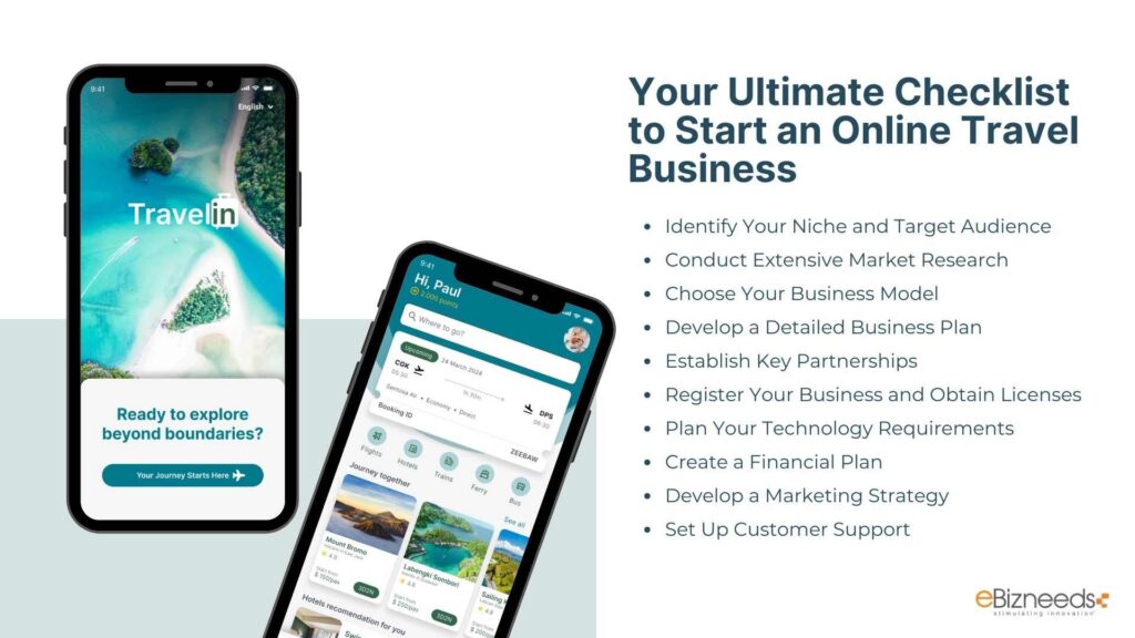 Your Ultimate Checklist to Start an Online Travel Business