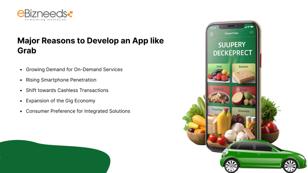 Major Reasons to Develop an App like Grab