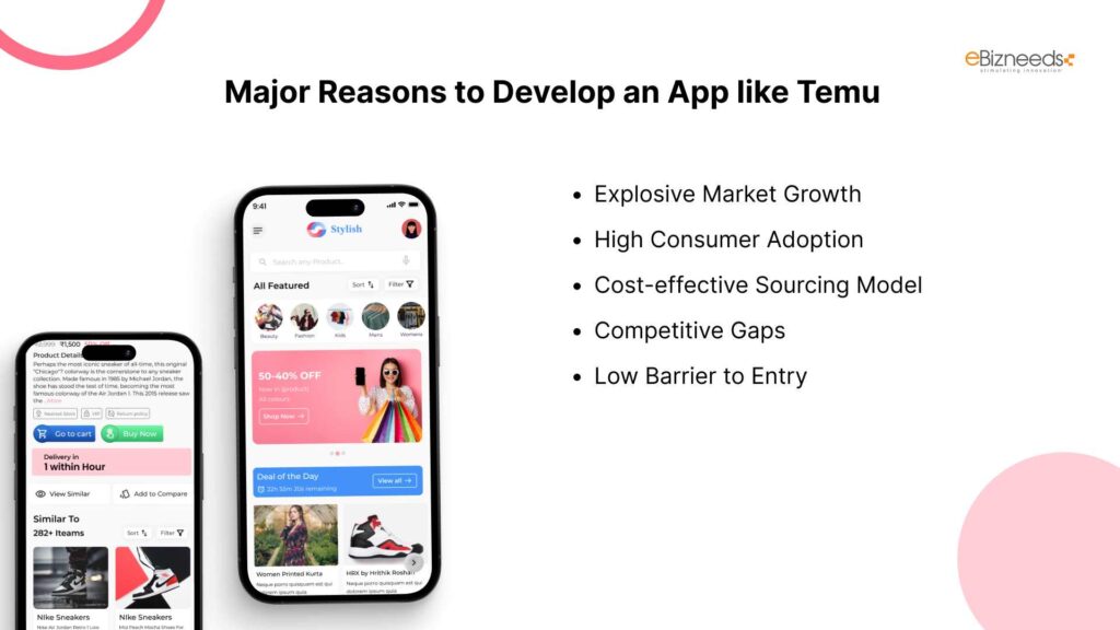 Major Reasons to Develop an App like Temu