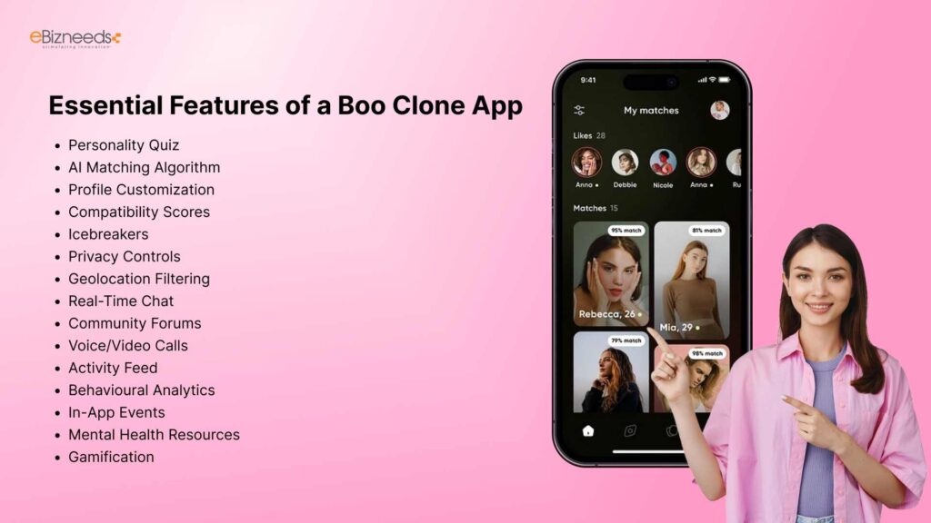 Essential Features of a Boo Clone App