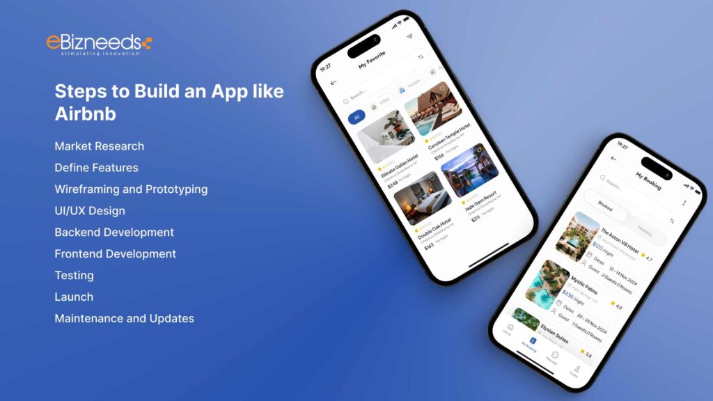 Steps to Build an App like Airbnb