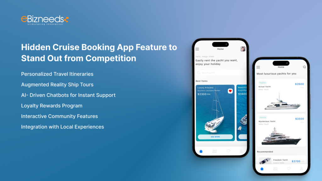 Hidden Cruise Booking App Feature to Stand Out from Competition